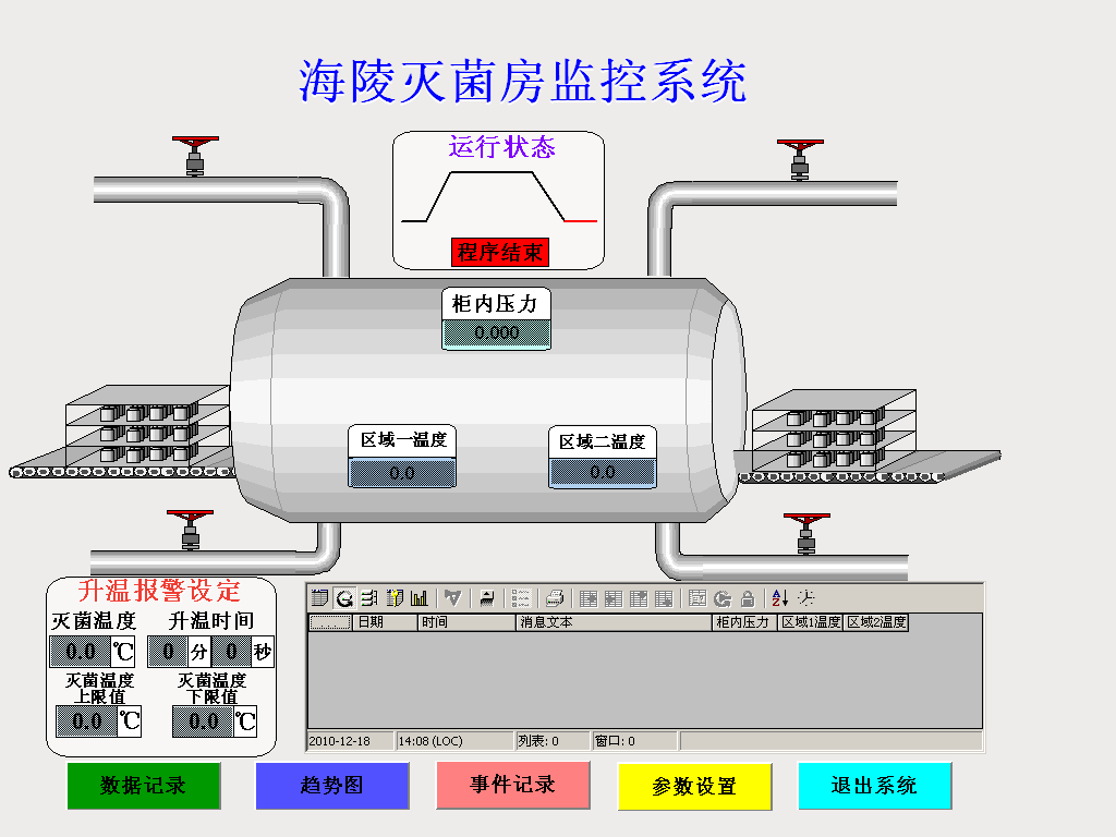 某药厂灭菌柜系统